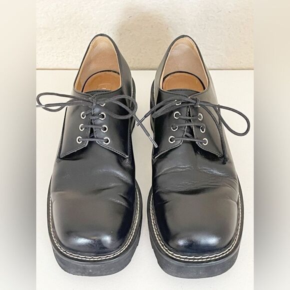 Gabriela Hearst Tera Brogue, size 37/7 black leather - Picture 8 of 15